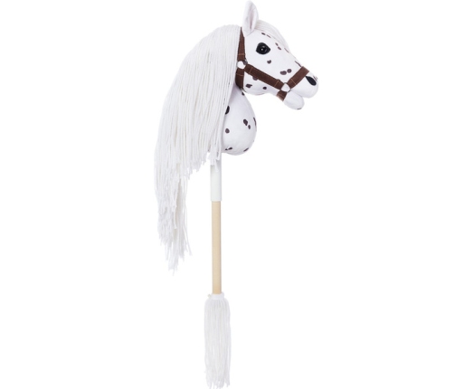 Hoppihorse Koń na Kiju Hobby Horse A4 Biały 64cm