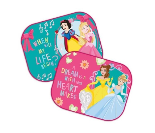 Disney Zasłonki 44x35cm Księżniczki 2szt