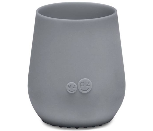 EZPZ Komplet Pierwszych Naczyń Silikonowych First Foods Set Szary