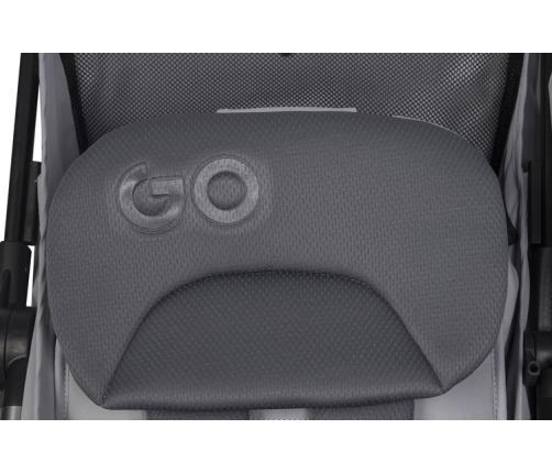 EasyGo Echo Cloudy Gray Dvīņu rati