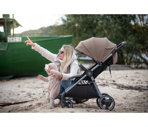 Espiro Wave 2023 Wózek Spacerowy 217 Anthracite Stone