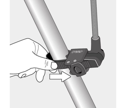 Reer Parasolka Przeciwsłoneczna do Wózka UV50+  Niebieska