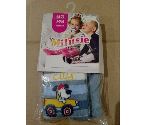 Milusie Rajstopy Mix Kolorów Rozmiar 68-74