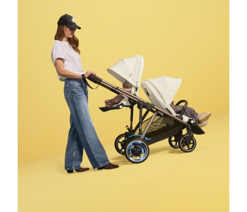 Cybex E-Gazelle S Ocean Blue Pastaigu rati + Guļammaiss Cybex Snogga 2 Ocean Blue