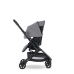Mini by Easywalker Buggy Turn Kompaktowy Wózek Spacerowy z Obrotowym Siedziskiem 360 Soho Grey