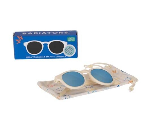 Babiators Keyhole O-KEY014-M Blue Mirrored Lenses Rozmiar 3-5+ Sweet Cream