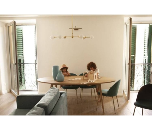 Babai Drewniana Zabawka Domek Dla Lalek z Magnes Rozmiar L Naturalny