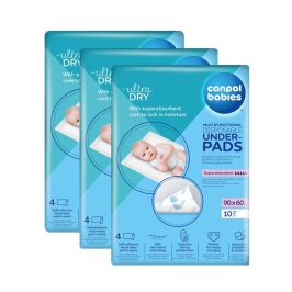 Canpol Jednorazowe Podkłady Higieniczne z Paskiem Samoprzylepnym 78/002new Zestaw 3 Sztuk