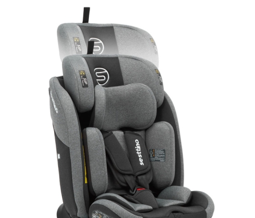 Sesttino Oktagon Pro Fotelik Samochodowy Gray 0-36 kg