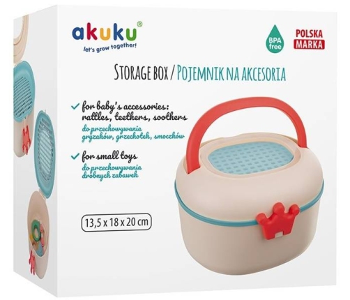 Akuku Pudełko na Grzechotki i Gryzaki A0538