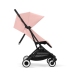 Cybex Orfeo Candy Pink 2025 Pastaigu rati + Cybex aizsargbarjera