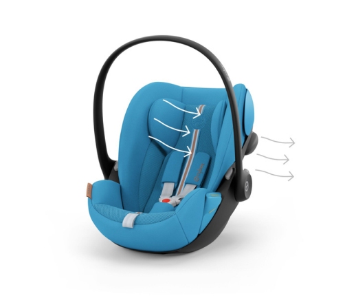Cybex Cloud G I-Size Plus Beach Blue Bērnu autosēdeklis 0-13 kg