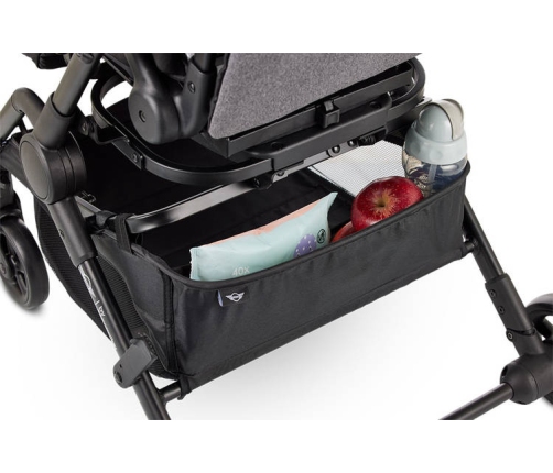 Mini by Easywalker Buggy Turn Kompaktowy Wózek Spacerowy z Obrotowym Siedziskiem 360 Soho Grey