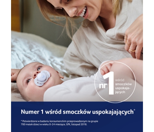 Lovi Smoczek Silikonowy Dynamiczny 0-2m 2 szt Baby Shower Boy 22/900boy