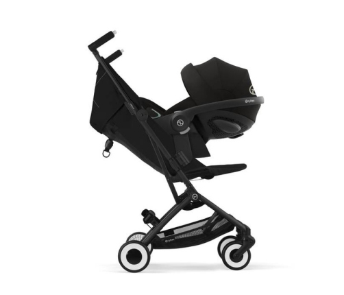 Cybex Libelle 2025 Magic Black Pastaigu rati + Cybex Aizsargbarjera