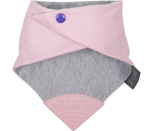 Cheeky Chompers Śliniak Gryzak Różowy