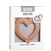 Bibs Baby Bitie Heart Gryzak Dla Niemowlaka Peach