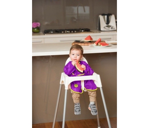 B.Box Fartuszek-śliniaczek wodoodporny z rękawami Passion Splash