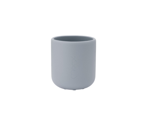 MoMi AMI Zestaw Silikonowych Naczyń dla Dzieci Szary