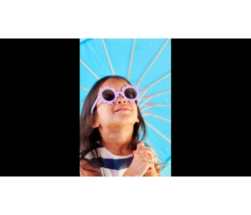 Babiators Flower Polaryzacja Lavender Mirrored Lens P-FWR503-L Rozmiar 6+ Irresistible Iris