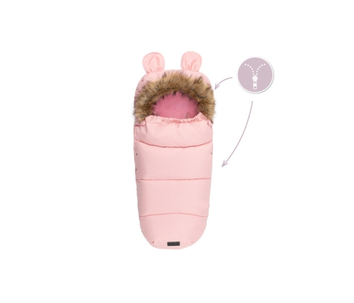 MoMi Śpiworek do Wózka Różowy