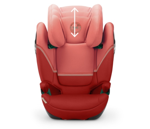 Cybex Solution S2 I-Fix Fotelik Samochodowy 15-50 kg Hibiscus Red 2023 + BabySafe Organizer + Babysafe Nakładka Na Pas