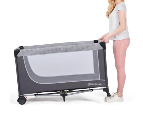 Kinderkraft Leody Łóżeczko Turystyczne Grey