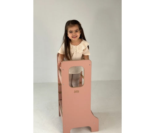 Baby Wood Slim M Kitchen Helper Różowy