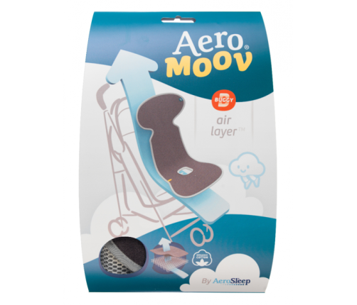 Pretsviedrēšanas Ieliktnis autosēdeklim 15-36 kg un ratiem AeroMoov Air Layer Anthracite