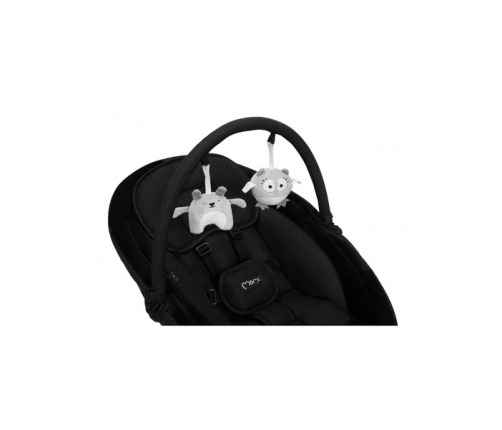 MoMi Kenani Onyx Leżaczek Bujaczek Elektryczny Czarny