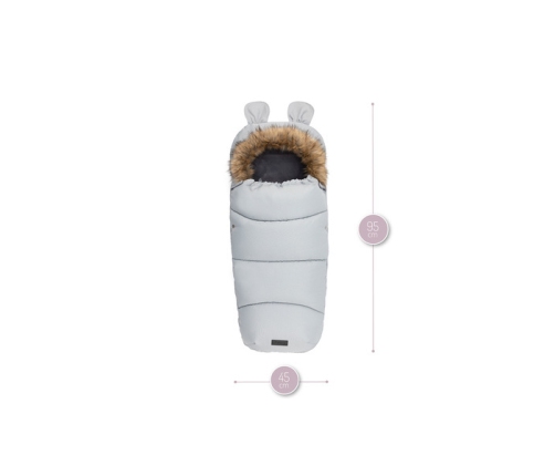 MoMi Śpiworek do Wózka Szary