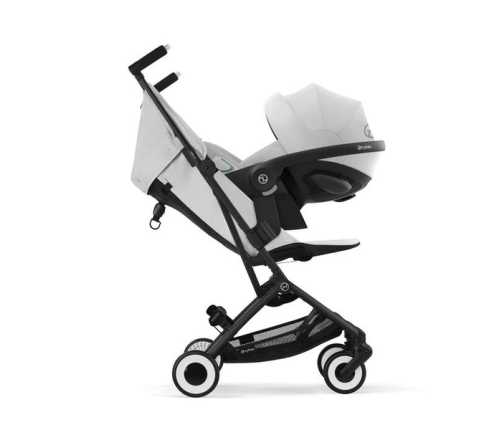 Cybex Libelle 2025 Fog Grey Pastaigu rati + Cybex Aizsargbarjera