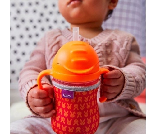 B.Box Innowacyjny Bidon Ze Słomką Różowy