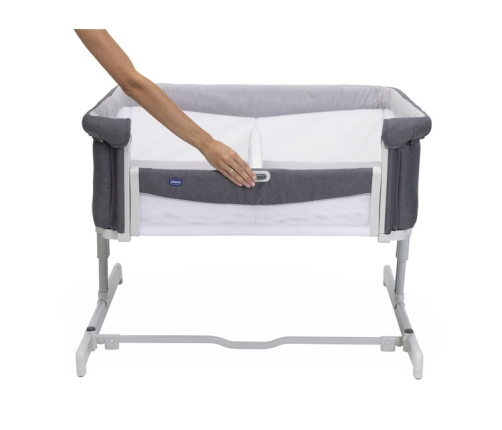 Chicco Next2Me Twins Łóżeczko Dostawne dla Bliźniąt Magnet Grey