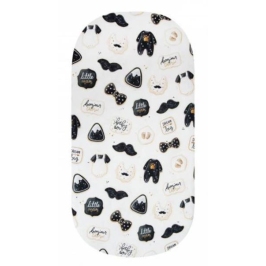 Bambusowe Prześcieradło Do Gondoli / Kosza Mojżesza 35x75 Cm 100% Bambus Little Man Bambusowe Prześcieradło Do Gondoli / Kosza Mojżesza 35x75 Cm 100% Bambus Little Man