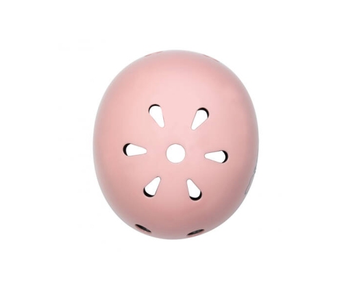 MoMi Mimi Dziecięcy Kask Rowerowy Różowy Matowy