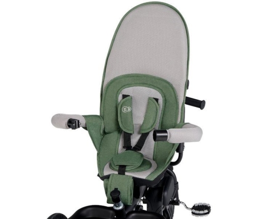 Детский трехколесный велосипед Kinderkraft Spinstep 5in1 Platinum grey