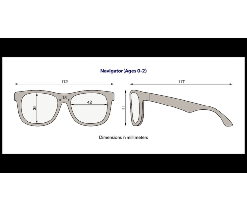 Babiators Navigator O-NAV012-S Okulary dla Dzieci Irridescent Orchid 0-2 lat