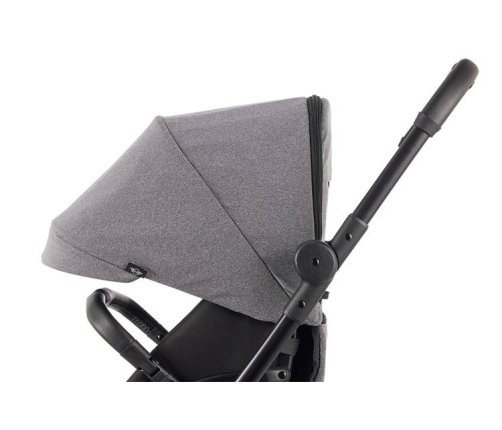 Mini by Easywalker Buggy Turn Kompaktowy Wózek Spacerowy z Obrotowym Siedziskiem 360 Soho Grey