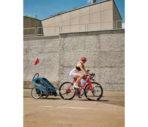 Cybex Zeno Bike Light Pink Спортивная коляска для бега Лыж - Велосипедный прицеп 4in1