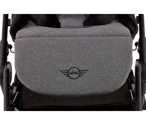 Mini by Easywalker Buggy Turn Kompaktowy Wózek Spacerowy z Obrotowym Siedziskiem 360 Soho Grey