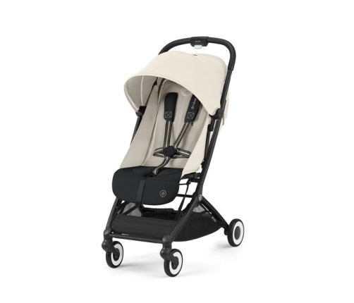 Cybex Orfeo Canvas White/Black Pastaigu rati