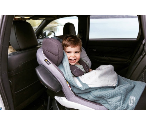 Bērnu ratu guļammaiss BeSafe Voksi Breeze Light Grey