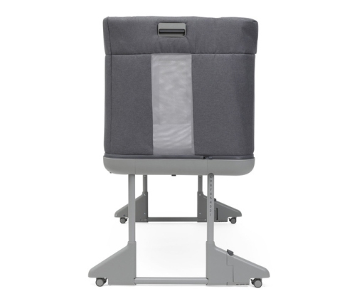 Chicco Next2Me Forever Łóżeczko Dostawne 3w1 do 22kg Slate Grey + Prześcieradło 2szt Pink Pois