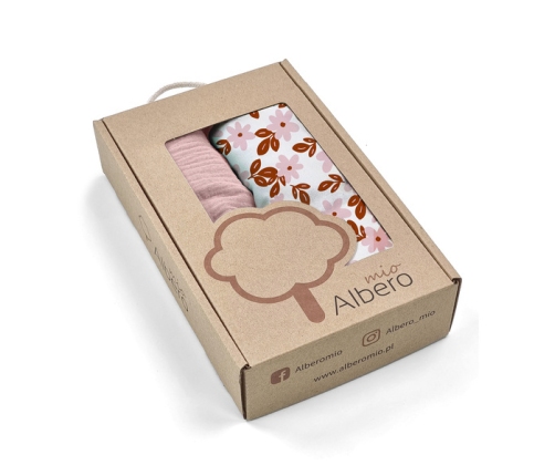 Albero Mio Prześcieradło Do Gondoli 2 szt. CP1 Retro Kwiatki