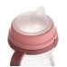 Canpol Babies FirstCup Kubek z Silikonowym Ustnikiem 150ml Bonjour Paris Różowy 56/612_pin