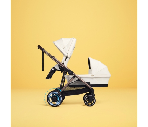 Cybex E-Gazelle S Ocean Blue Pastaigu rati + Guļammaiss Cybex Snogga 2 Ocean Blue