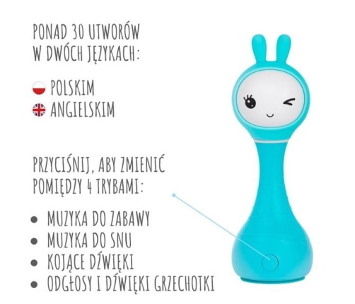 Alilo Króliczek Smarty Bunny  Różowy