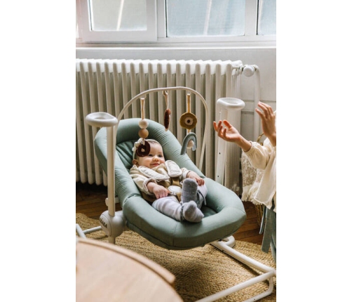 Beaba Bouncer Up&Down Plus Seagrass Šūpuļkrēsls