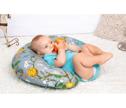 Poduszka gniazdko z nadrukiem PFG3  FM44 Grey